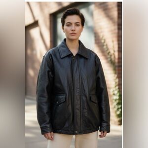 NWT 🩷M collection genuine lamb leather jacket